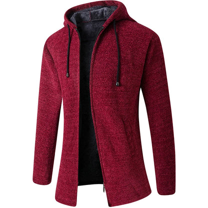Funki Findz | Jackets | Men's Cashmere Zip Up Hooded Sweater
