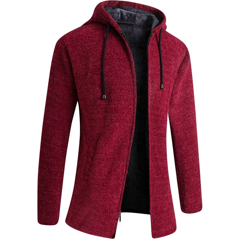 Funki Findz | Jackets | Men's Cashmere Zip Up Hooded Sweater