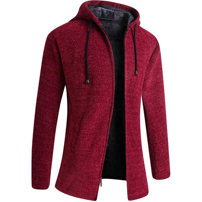 Funki Findz | Jackets | Men's Cashmere Zip Up Hooded Sweater