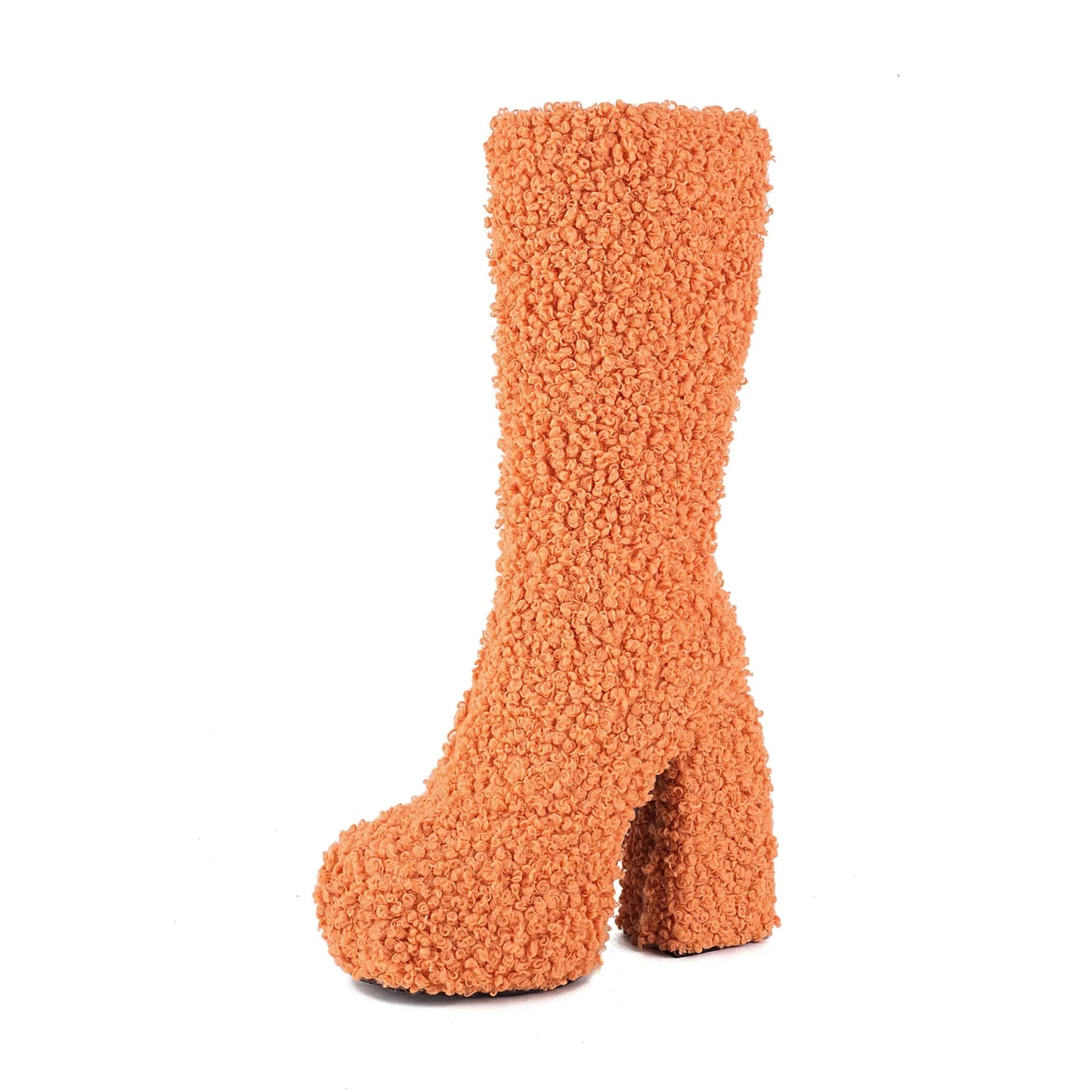 Funki Findz | Boots | Women's Knee-High Fuzzy Platform Boots