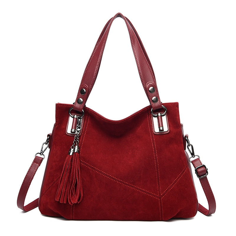 Funki Findz | Bags | Handbags | Women's Suede Shoulder Bag