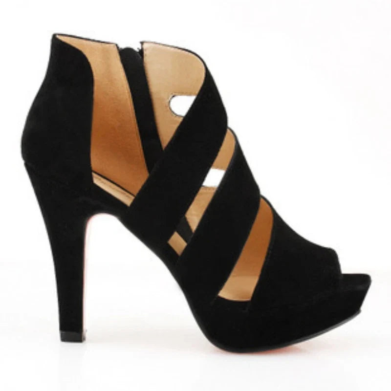 Funki Findz | Shoes | Women's Platform Peep Toe Roman Sandal