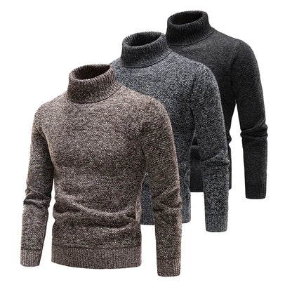Funki Findz | Sweaters | Men's Winter Knitted Turtleneck Pullover