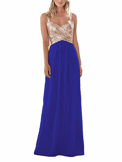 Funki Findz | Dresses | Women's Sequin Prom Bridesmaid Dress