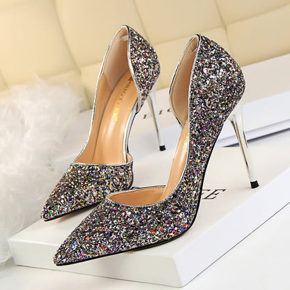 Funki Findz | Shoes | Women's Elegant Glitter Wedding Shoes
