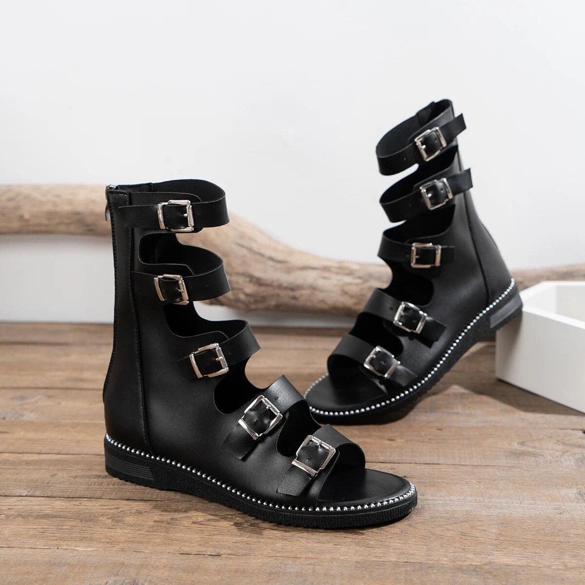Funki Findz | Shoes | Women's Gothic Open-toe Roman Sandals