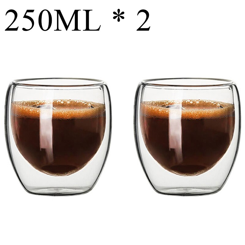 Funki Findz | Cups | Glass Double Wall Borosilicate Mug Sets