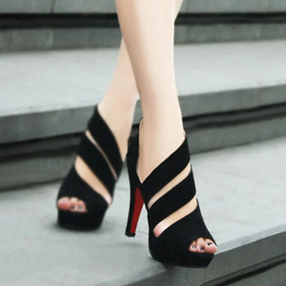 Funki Findz | Shoes | Women's Platform Peep Toe Roman Sandal