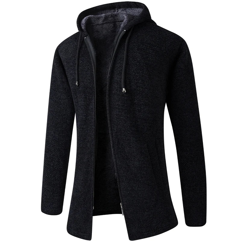 Funki Findz | Jackets | Men's Cashmere Zip Up Hooded Sweater