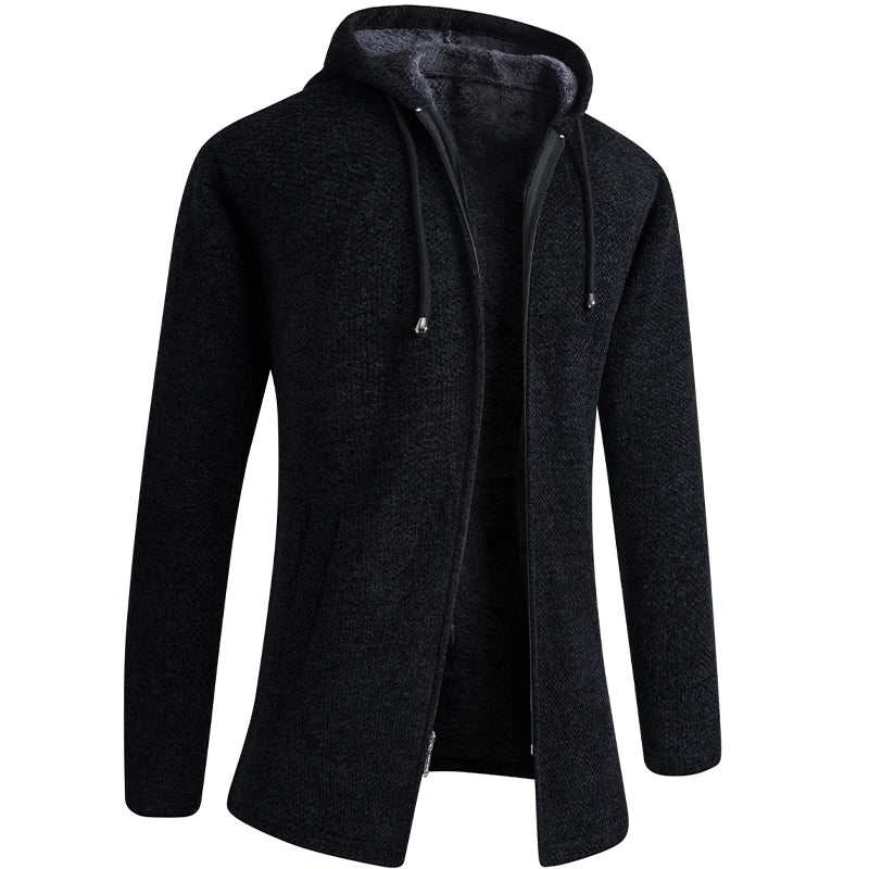 Funki Findz | Jackets | Men's Cashmere Zip Up Hooded Sweater