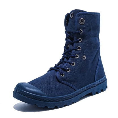 Funki Findz | Boots | Men's Canvas High Top Combat Boots