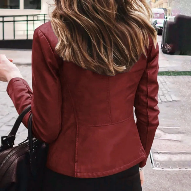 Funki Findz | Jackets | Women's Slim Fit Faux Leather Jackets