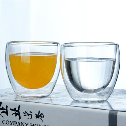 Funki Findz | Cups | Glass Double Wall Expresso Coffee Cup Set