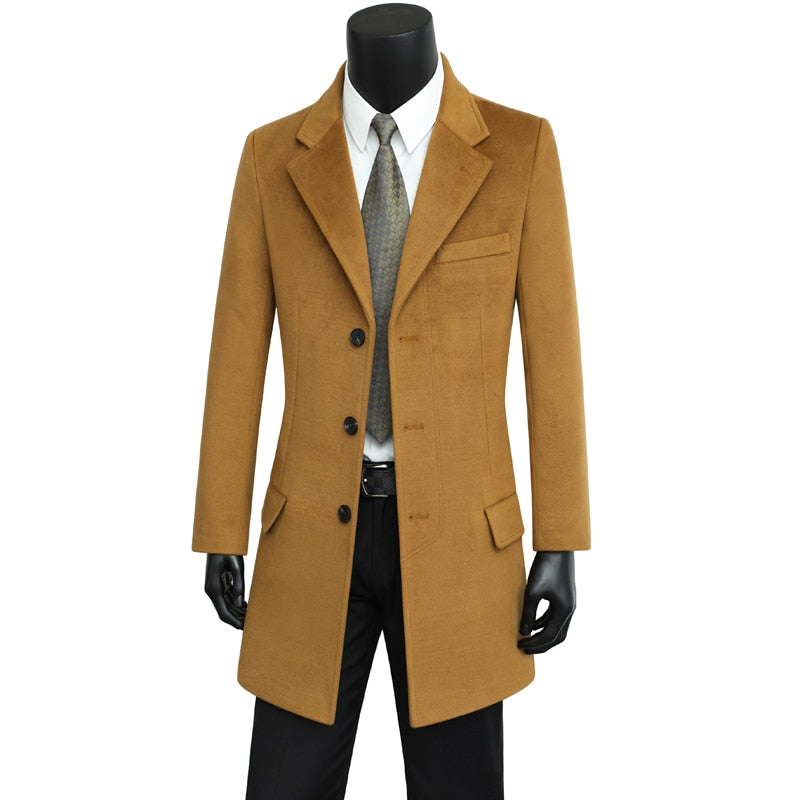 Funki Findz | Jackets | Men's Premium Wool Blend Tailored Coats