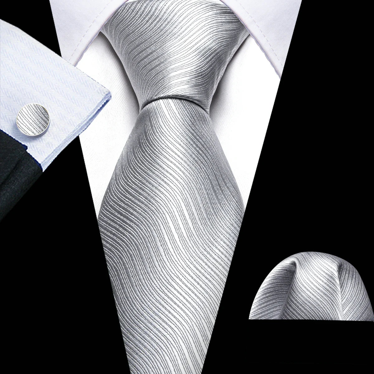 Funki Findz | Neckties | Men's Stylish Formal Silk Ties 3Pcs Sets