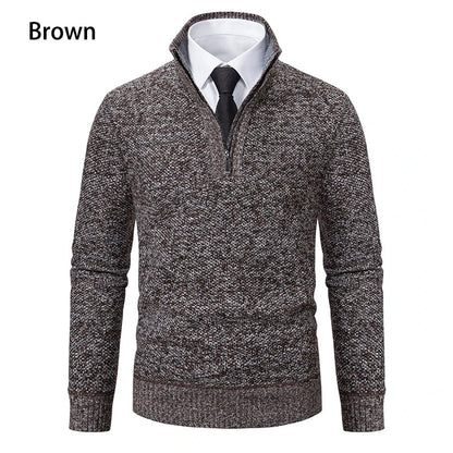 Funki Findz | Sweaters | Men's Casual Stand Collar Zip Pullovers
