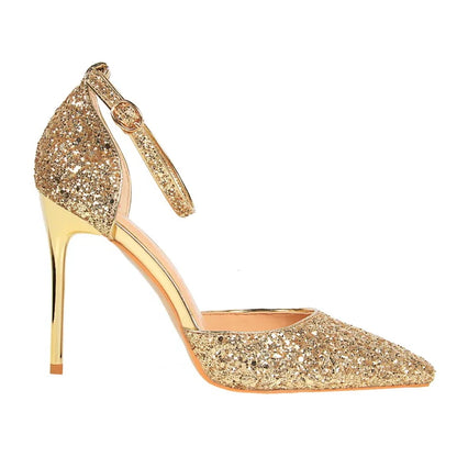 Funki Findz | Shoes | Women's Sparkly Glitter Wedding Sandals