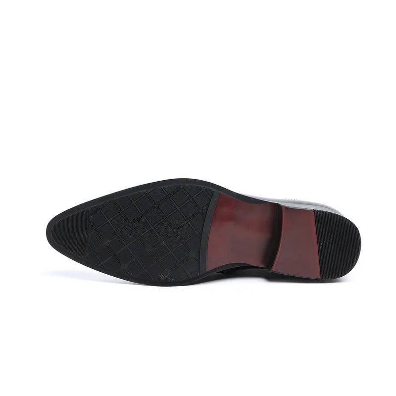 Funki Findz | Boots | Men's Leather Patent Formal Dress Boots