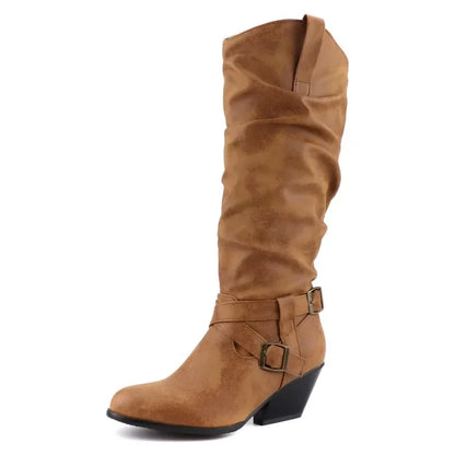 Funki Findz | Boots | Women's Faux Suede Western Style Boots
