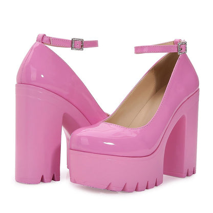 Funki Findz | Shoes | Women's High Platform Buckle Strap Shoes