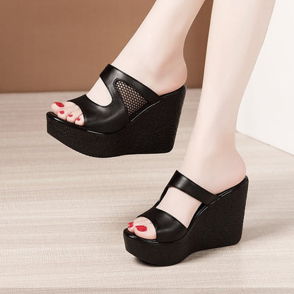 Funki Findz | Shoes | Women's Platform Wedge Mesh Sandals