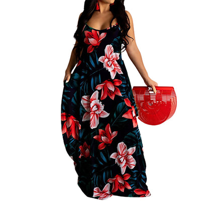 Funki Findz | Dresses | Women's Long Floral Summer Dresses