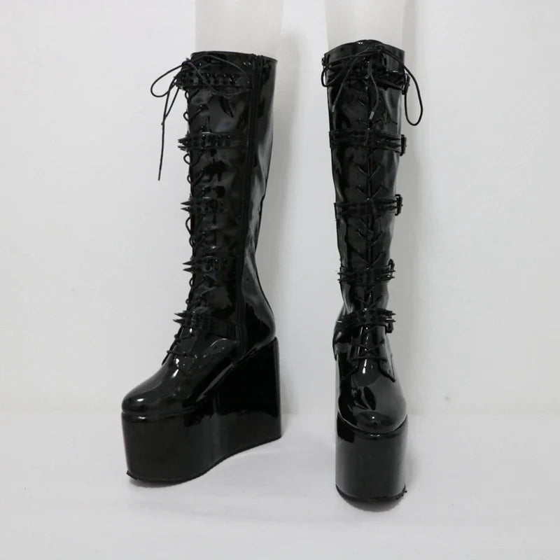 Funki Findz | Boots | Women's Super High Custom Platform Boot