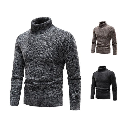 Funki Findz | Sweaters | Men's Winter Knitted Turtleneck Pullover