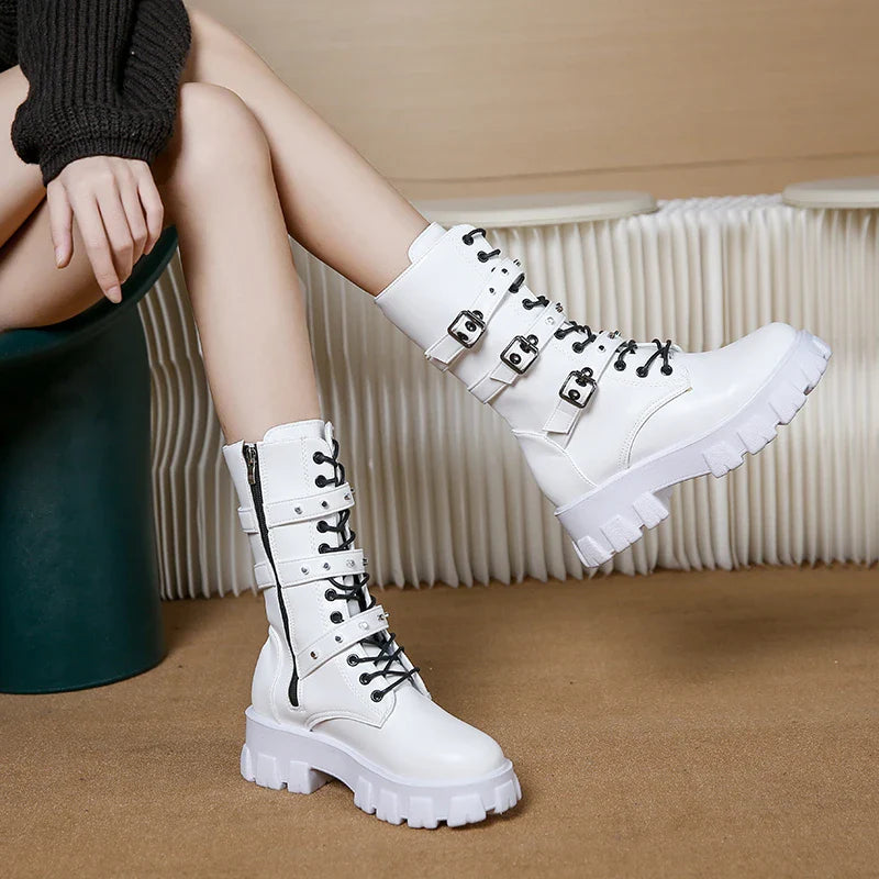 Funki Findz | Boots | Women's Gothic Platform Combat Boots