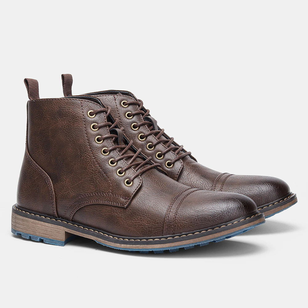 Funki Findz | Boots | Men's Faux Leather Smart Dress Boots