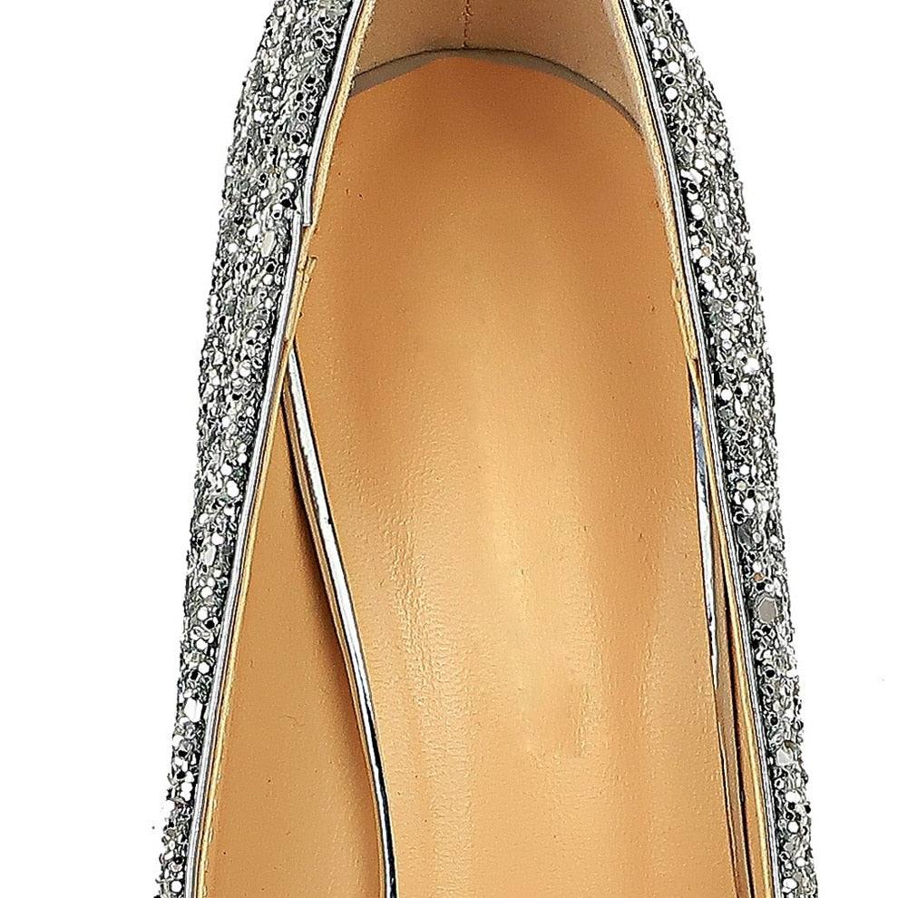 Funki Findz | Shoes | Women's High Heel Glitter Prom Pumps