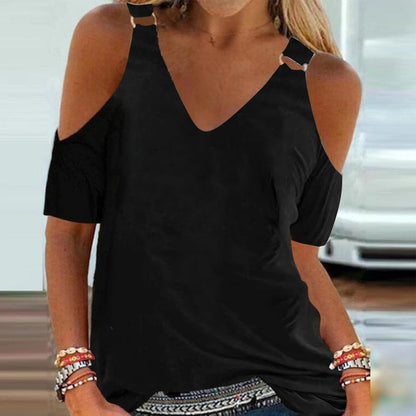 Funki Findz | Shirts | Women's Cut Out Buckle Strap Summer Top