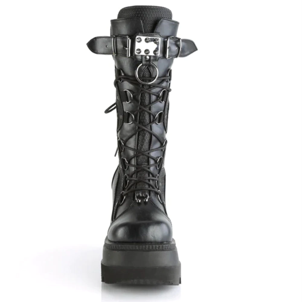 Funki Findz | Boots | Women's Punk High Platform Wedge Boots