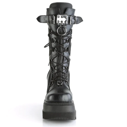 Funki Findz | Boots | Women's Punk High Platform Wedge Boots