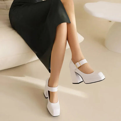 Funki Findz | Shoes | Women's Bright Patent Mary Jane Pumps