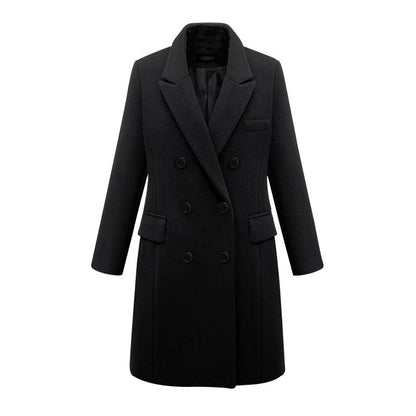 Funki Findz | Jackets | Women's Long Slim Wool Blend Coat