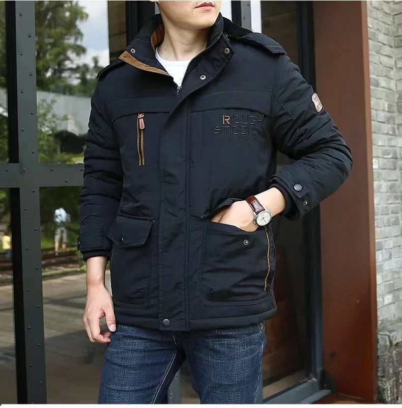 Funki Findz | Jackets | Men's Winter Hooded Windbreaker Parka