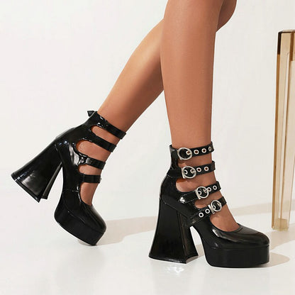 Funki Findz | Shoes | Women's Gothic Punk Mary Jane Platforms