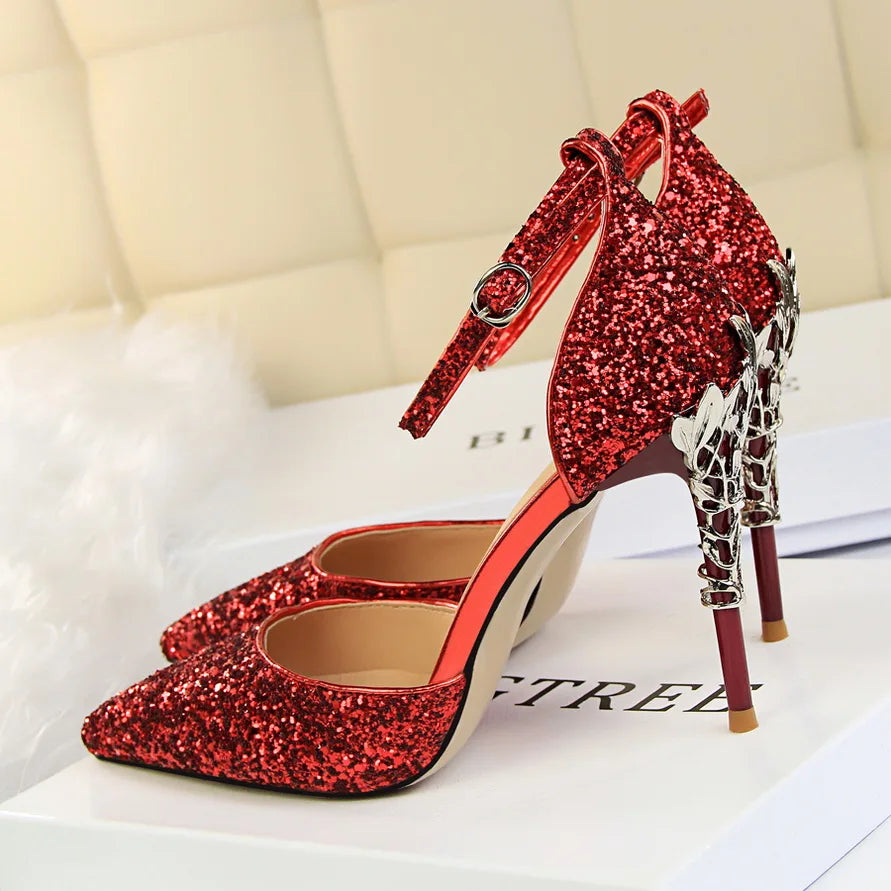 Funki Findz | Shoes | Women's Elegant Party Glitter Sandals