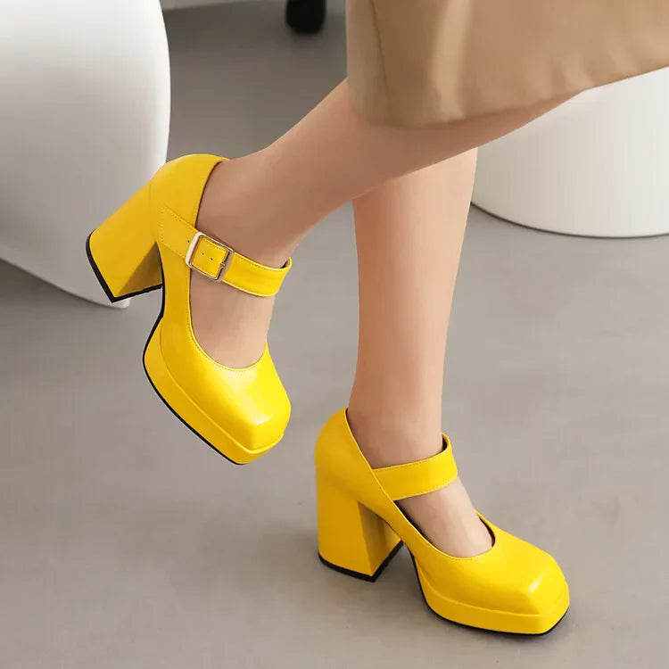 Funki Findz | Shoes | Women's Bright Patent Mary Jane Pumps