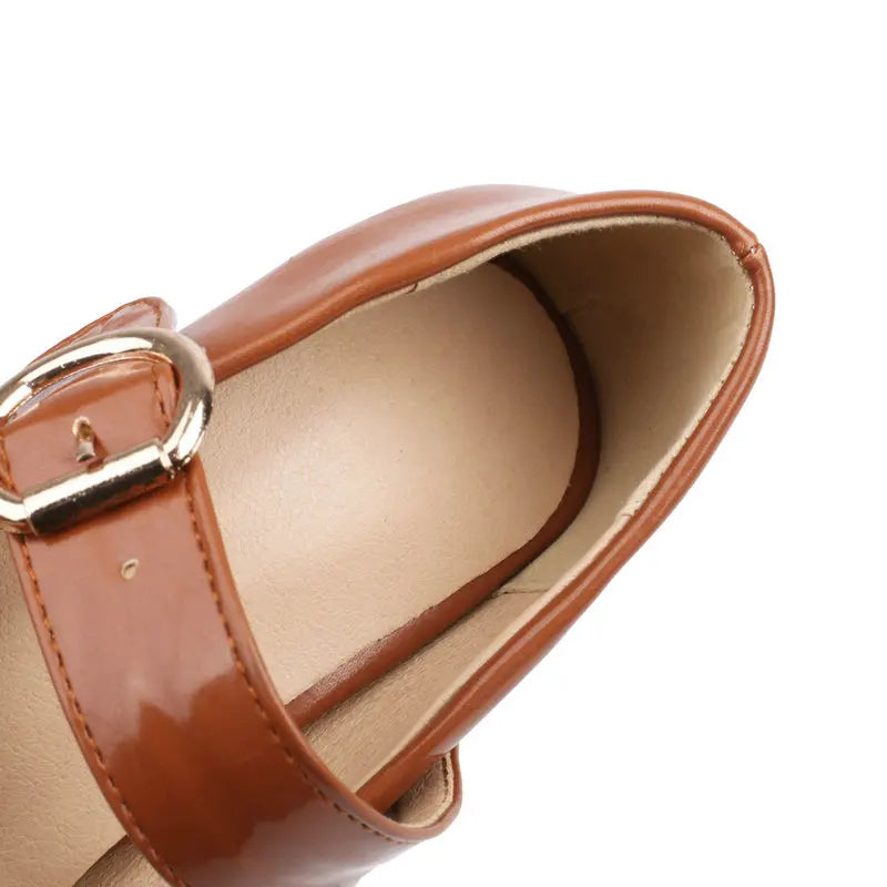 Funki Findz | Shoes | Women's Chunky High Heel Mary Janes