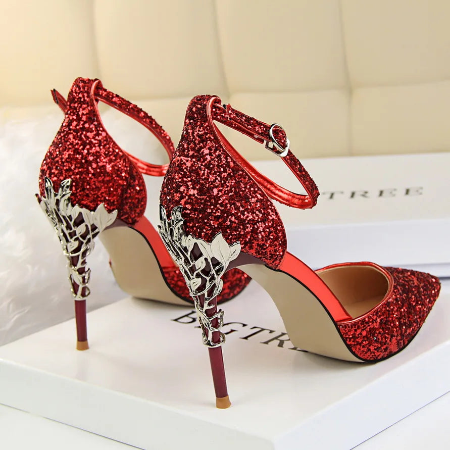 Funki Findz | Shoes | Women's Elegant Party Glitter Sandals