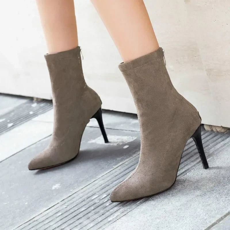 Funki Findz | Boots | Women's Pointed Toe Stiletto Ankle Boots