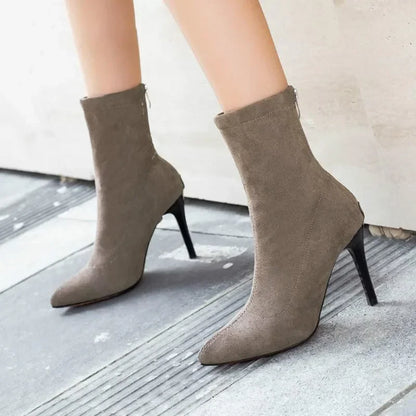 Funki Findz | Boots | Women's Pointed Toe Stiletto Ankle Boots