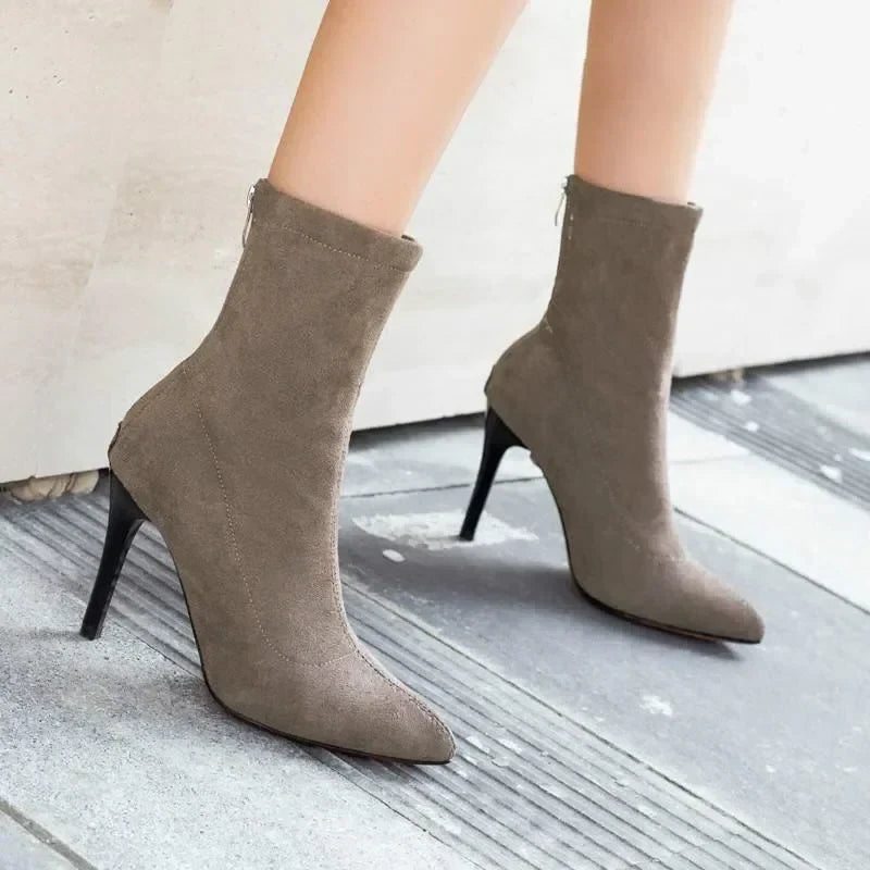Funki Findz | Boots | Women's Pointed Toe Stiletto Ankle Boots