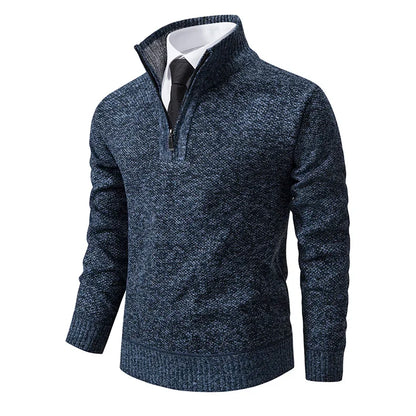 Funki Findz | Sweaters | Men's Casual Stand Collar Zip Pullovers