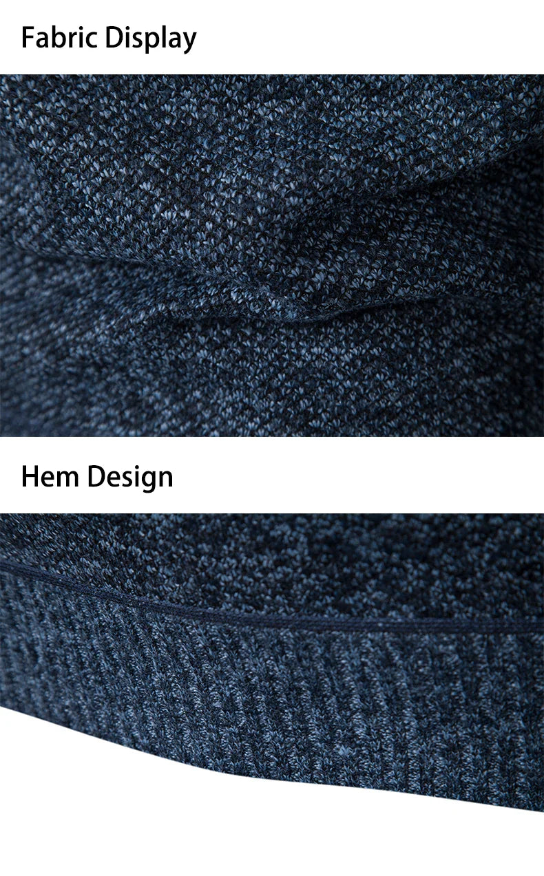 Funki Findz | Sweaters | Men's Casual Stand Collar Zip Pullovers