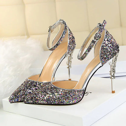 Funki Findz | Shoes | Women's Elegant Party Glitter Sandals
