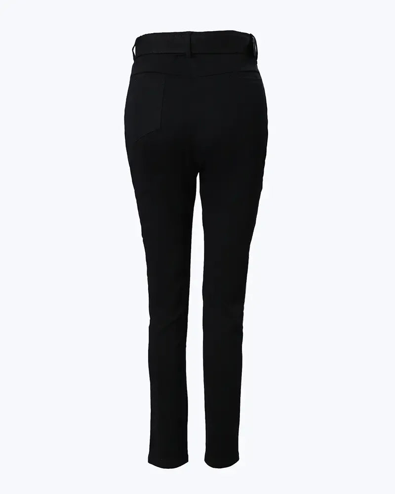 Funki Findz | Pants | Women's High Waist Skinny Pants with Belt