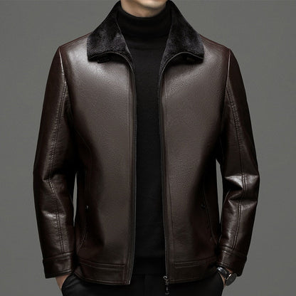 Funki Findz | Jackets | Men's Real Leather Fleece Lined Jackets